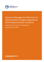 rm discount regulations guidance cover 0