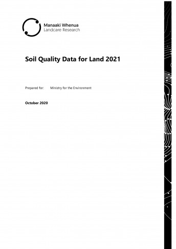 soil quality data for land 2021 cover v2