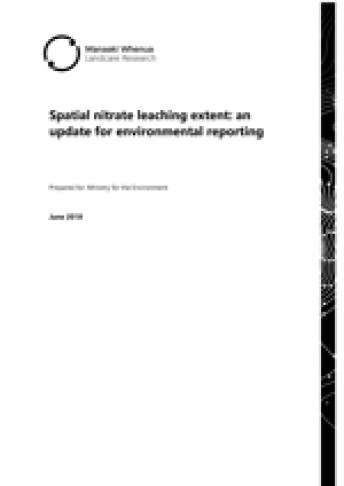spatial nitrate leaching extent cover