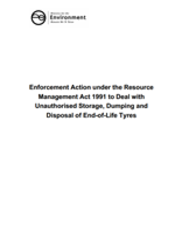 tyre storage enforcement action