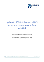 update to 2018 of the annual MSL series and trends around nz cover web