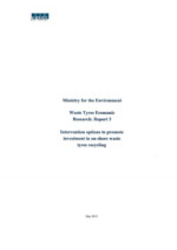 waste tyres economic research report cover