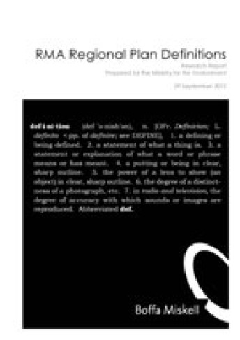 web Cover Regional Plan Definitions