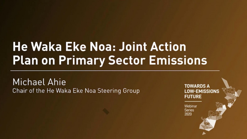 Towards a low emissions future He Waka Eke Noa thumbmail