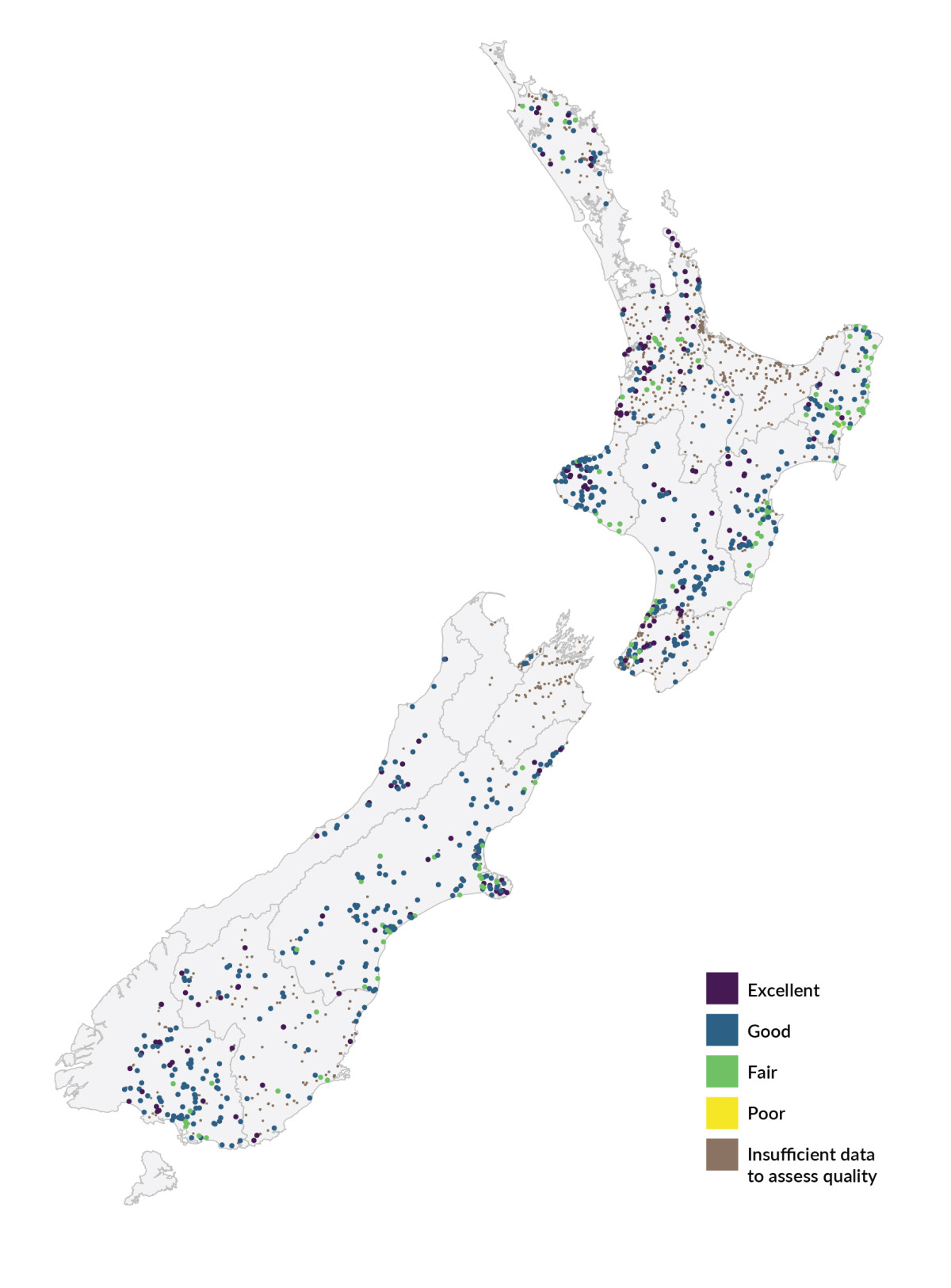 Measured river habitat quality scores 2020–24