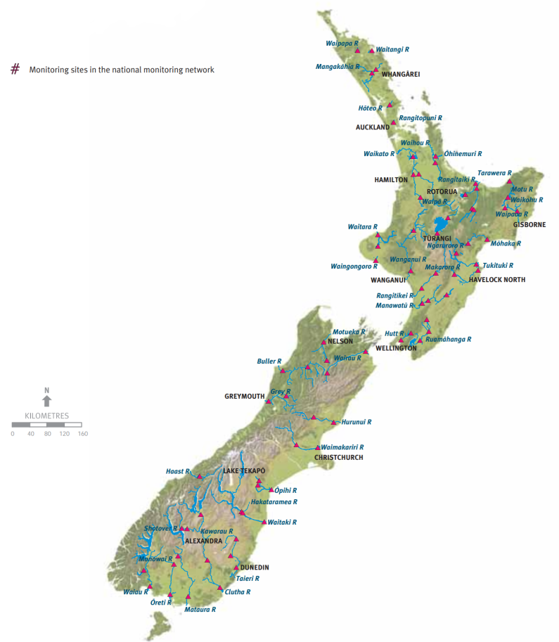 Nutrient trends in rivers in the national monitoring network