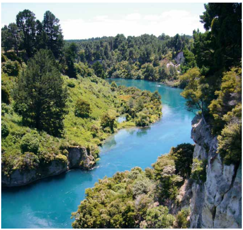 Waikato river downstream of lake Taupō