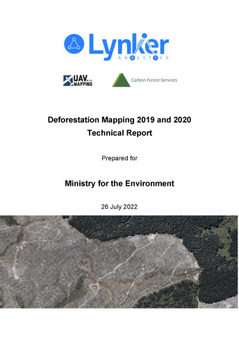 2019 2020 deforestation mapping report cover