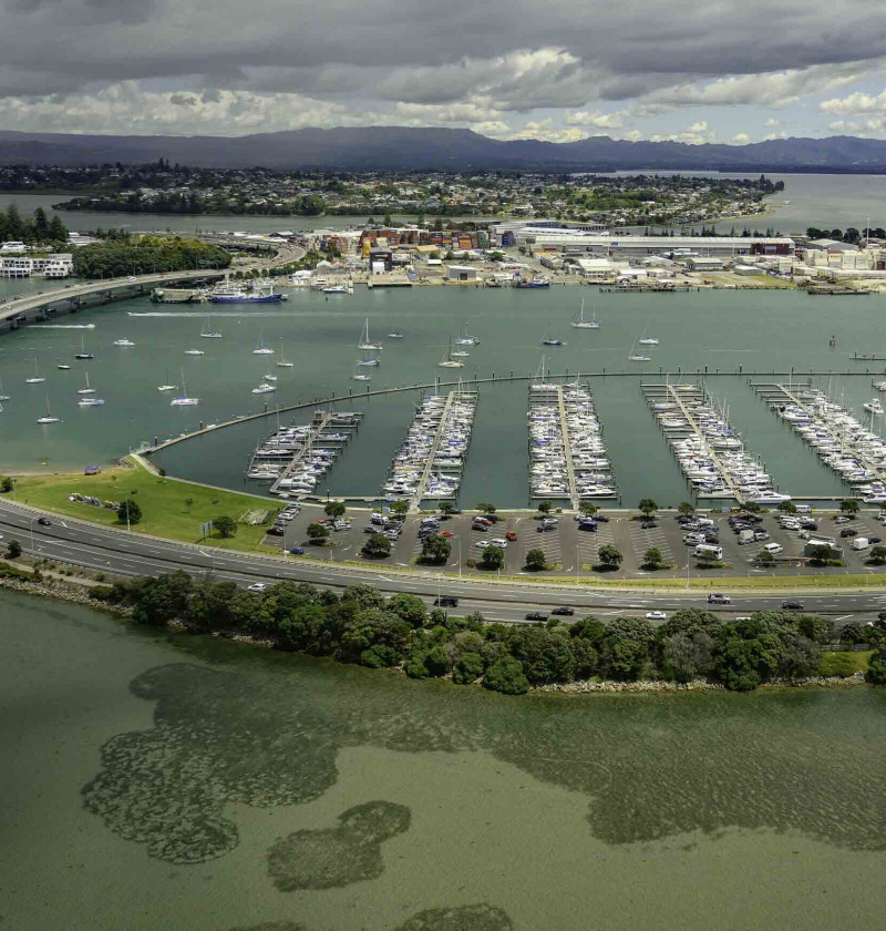 Aerial of Tauranga Mount Maunganui