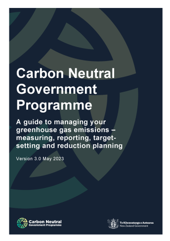 COVER Carbon Neutral Government Programme A guide to managing your greenhouse gas emissions