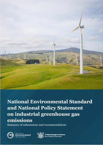 COVER NES NPS industrial ghg summary of submissions and recommendations