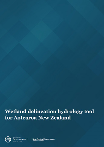 COVER Wetland delineation hydrology tool for Aotearoa New Zealand