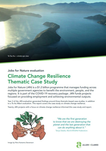 Cover Climate Change Resilience