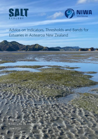 Final Report Estuarine Indicators Thresholds Bands 2024 cover