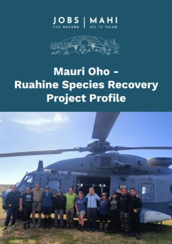 Mauri Oho Ruahine Species Recovery