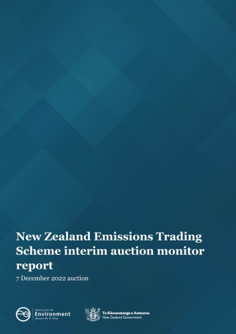 NZ ETS interim auction monitor report covertn