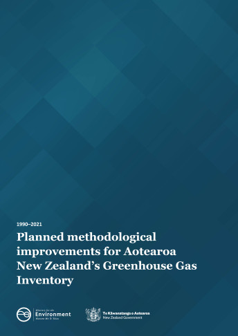 Planned methodological improvements GHG Inventory 19902021 cover