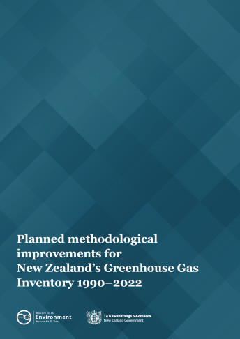 Planned methodological improvements GHG Inventory 19902022 cover