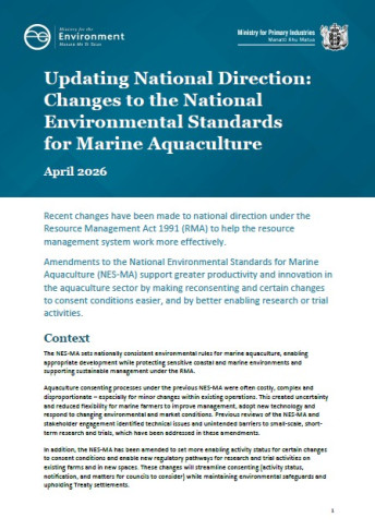 NES Marine Aquaculture factsheet May 2026