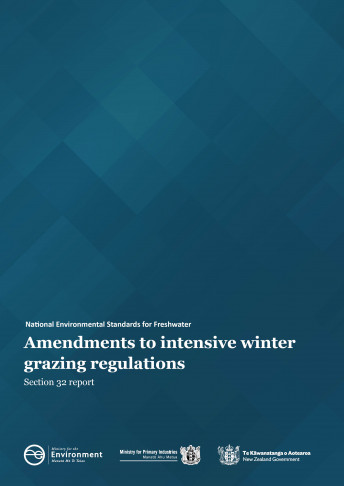 Amendments to IWG regulations S32 cover