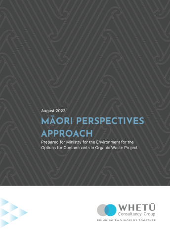 Cover Maori Perspectives Approach Contaminants