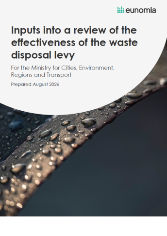 cover inputs review waste levy