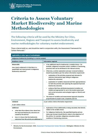 cover marine biodiversity methodologies