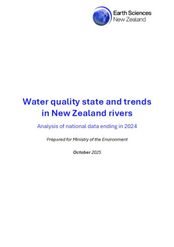 cover water quality state and trends nz rivers data ending 2024