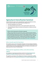 essential freshwater agricultural intensification factsheet thumbnail