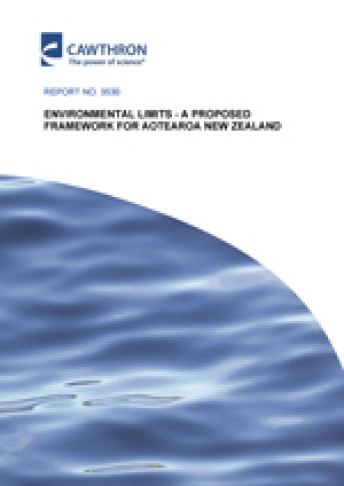 Cover of Environmental limits: A proposed framework for Aotearoa New Zealand