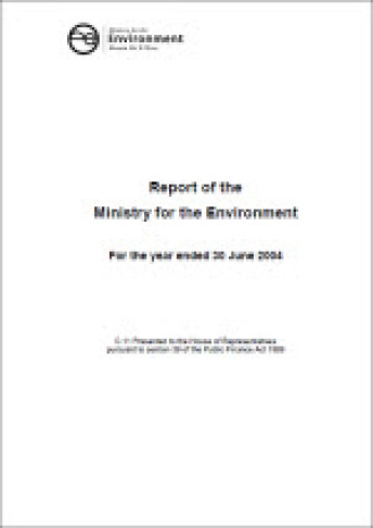 Annual report 2004 cover