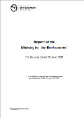 Annual report 2007 cover