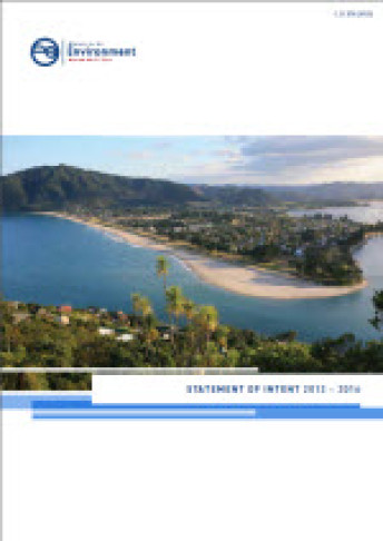 Cover of the Statement of Intent 2013 to 2016 