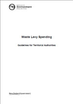 Waste levy spending: Guidelines for territorial authorities cover