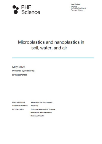 microplastics and nanoplastics cover