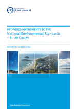 Proposed amendments to the National Environmental Standards for Air Quality: Report on submissions publication cover