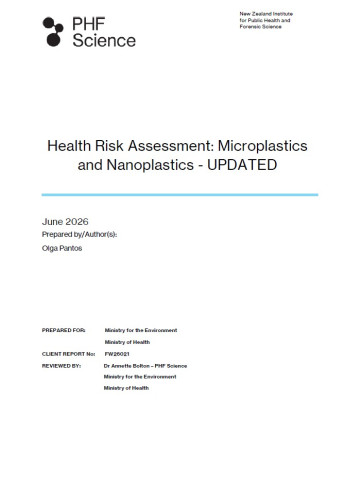 updated microplastics and nanoplastics cover