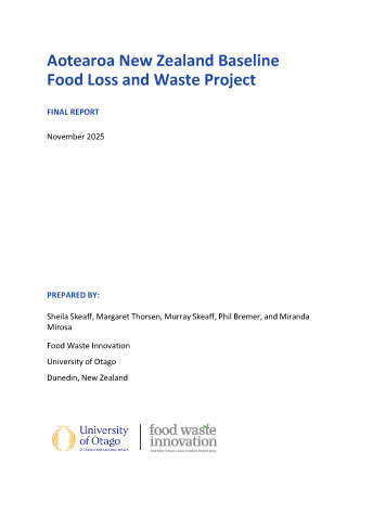 cover food loss and waste project report