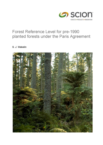 cover forest reference level for pre 1990 planted forests under the paris agreement