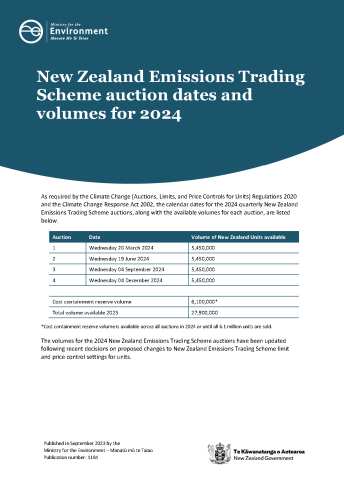 cover nz ets auction dates and volumes v2