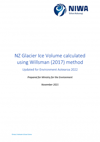 cover nz glacier volume 2020