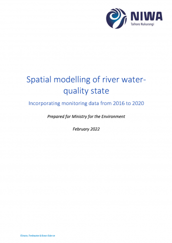 cover spatial modelling river qulaity