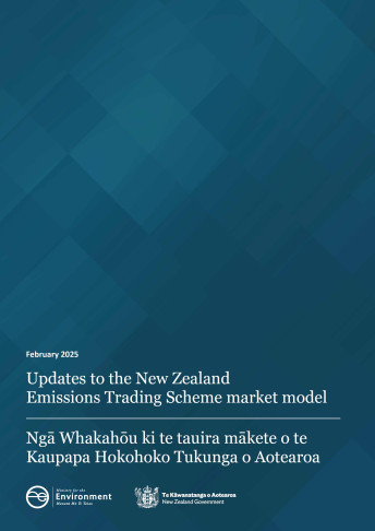 COVER Updates to the NZ ETS market model February 2025