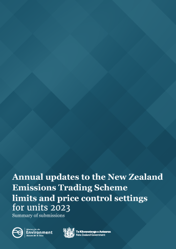 ets limits summary of submissions cover cover
