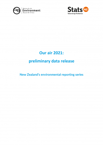 our air 2021 preliminary data release cover