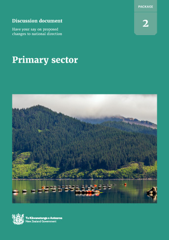 primary sector discussion document cover