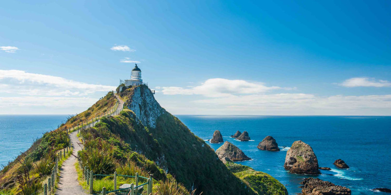 Lighthouse on Nugget Point