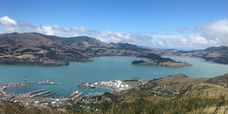 Lyttleton from the Port Hills Mike W Mike Warnock