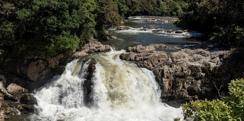 A waterfall.