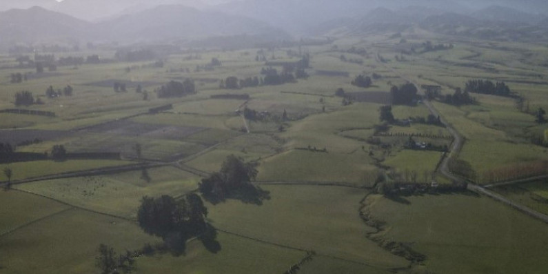 Drone shot of South canterbury.